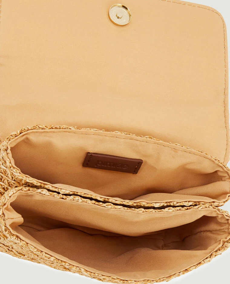 PIMKIE Sac Pochette En Raphia Avec Chaine 5 PIMKIE Sac Pochette En Raphia Avec Chaine – Image 3